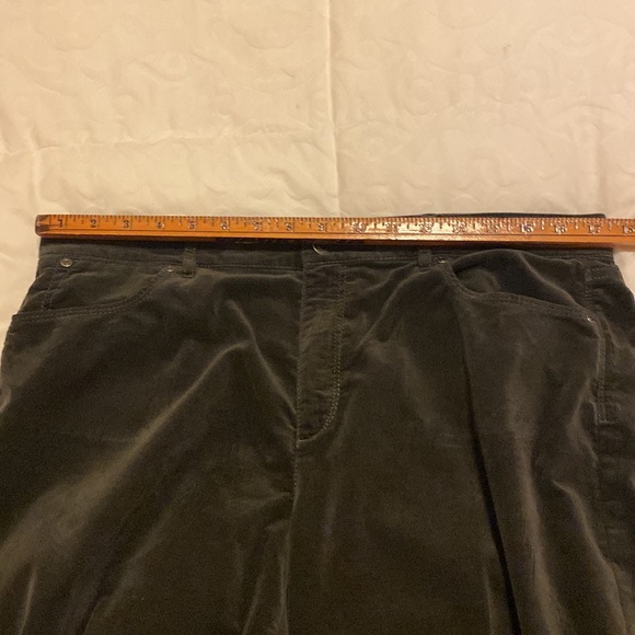 Gray velveteen straight leg jeans - Picture 5 of 9